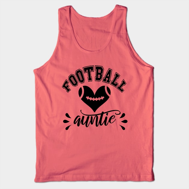 Football auntie black Tank Top by busines_night